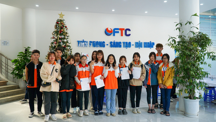 Sinh viên ngành tiếng Nhật tại FTC được hỗ trợ liên thông Đại học