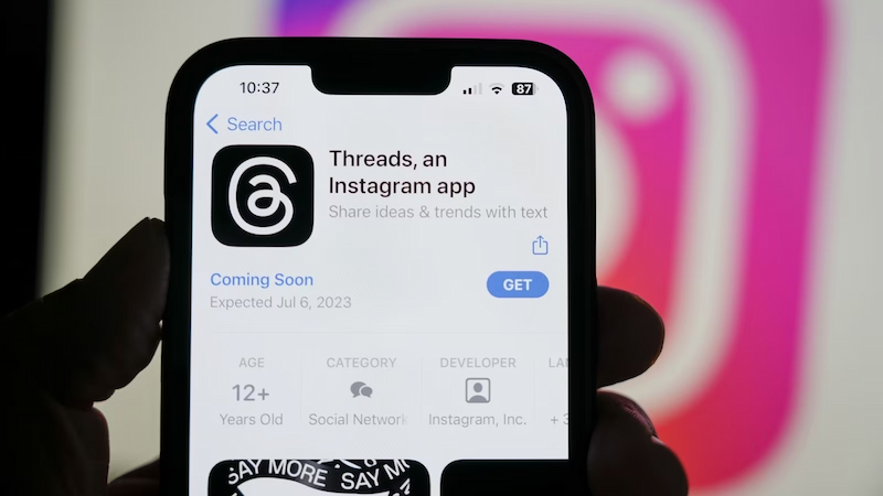 Giao diện của Instagram Threads
