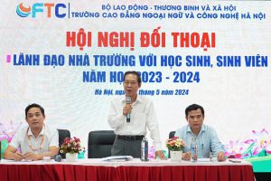 Hội nghị đối thoại giữa Lãnh đạo Nhà trường với sinh viên năm 2024